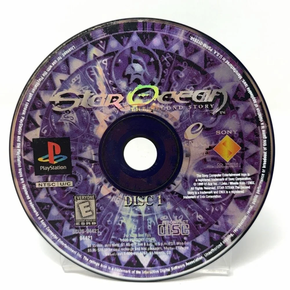 Star Ocean The Second Story Sony PlayStation PS1 Disc 1 Only Refurbished Tested